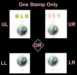 US 4740 Earth global F plate single MNH 2013