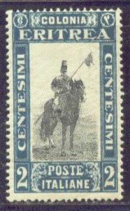 ERITREA 119 MINT OG 1930 2c LANCER CV $4.25