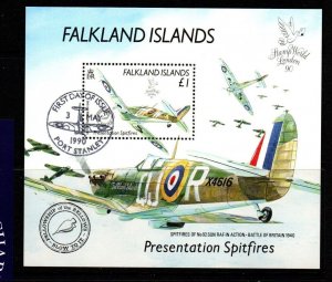 FALKLAND ISLANDS SGMS605 1990 LONDON 90 USED