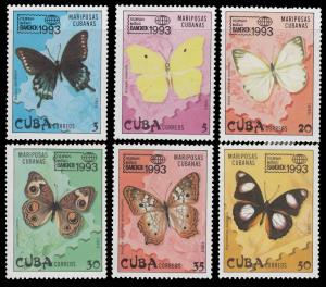 Cuba 3521 - 3526 MNH