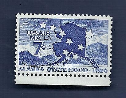 C53  67c Alaska Statehood  VF/MNH/OG 