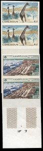 French Colonies, Cameroon YTPA 46-48 Cat€130, 1955 Air Post, set of three, ...