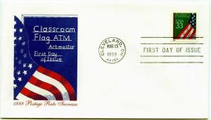 3283 33c Classroom Flag, ATM, Artmaster, FDC