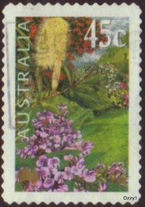 Australia 2000 Sc#1823, SG#1965 45c Gardens-Banksia USED-Fine-NH.
