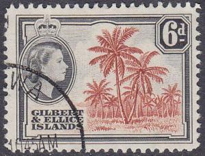 Gilbert & Ellice Islands 1956 SG70 Used