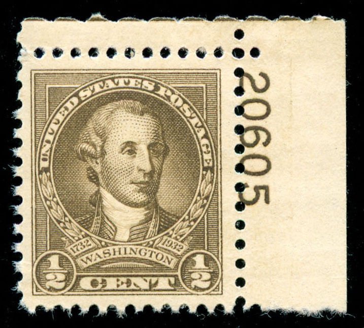 momen: US Stamps #704 Mint OG NH XF-SUP Jumbo