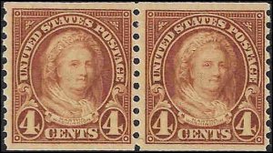 601 Mint,OG,NH... Pair... SCV $16.50