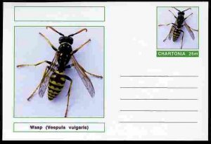 CHARTONIA, Fantasy - Wasp - Postal Stationery Card...