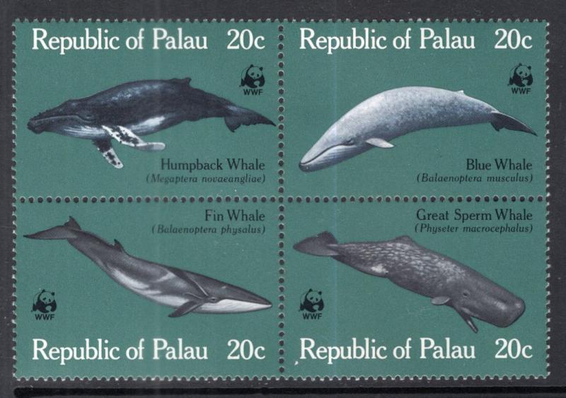 Palau 27a Whales MNH VF