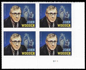 PCBstamps  US #5833 PB $2.72(4x68c)John Wooden, MNH, (PB-4)