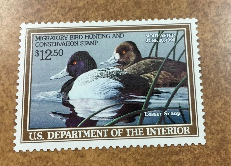 RW56 1989 - US Federal Duck Stamp - Mint OG NH  $12.50 face value