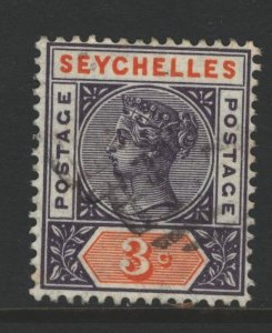 Seychelles Sc#3 Used