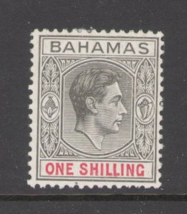 Bahamas 1938 King George VI 1sh Scott # 110 MH