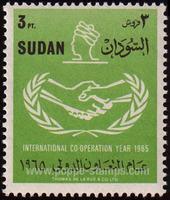 Sudan SG#249 Mint - 1965 3p.  - ICY Emblem - International