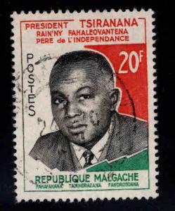 Madagascar Malagasy Scott 320 Used 1960 stamp