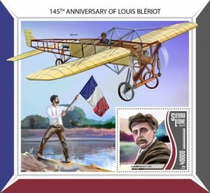 Sierra Leone - 2017 Louis Bleriot - Stamp Souvenir Sheet - SRL17804b