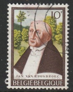 1981 Belgium - Sc 1107 - used VF - 1 Single - Jan van Ruusbroec, mystic