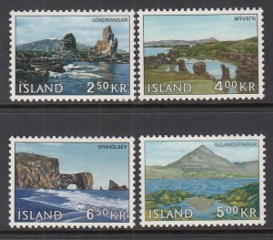 Iceland 380-383 MNH VF