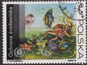 Poland 1992 Underwater Fauna and Flora 4.90zł 1973