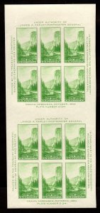 769 Farley Special Printing Souvenir Sheet Block of 12 (2 panes) Mint, ngai