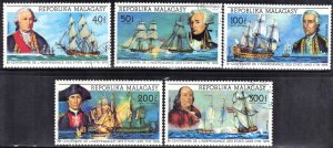 MALAGASY SCOTT #525-26+C137-39 1975 CTO  SHIPS    SEE SCAN