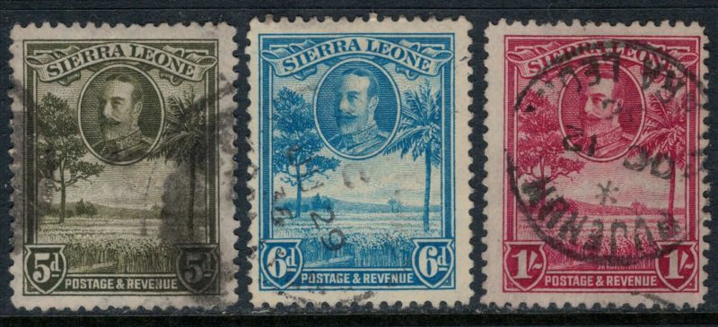 Sierra Leone #146-8  CV $25.25