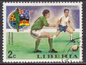 Liberia 676 World Cup Soccer 1974