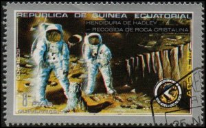 Equatorial Guinea sw21 - Cto - 8p Apollo 15 / Astronauts (1972)