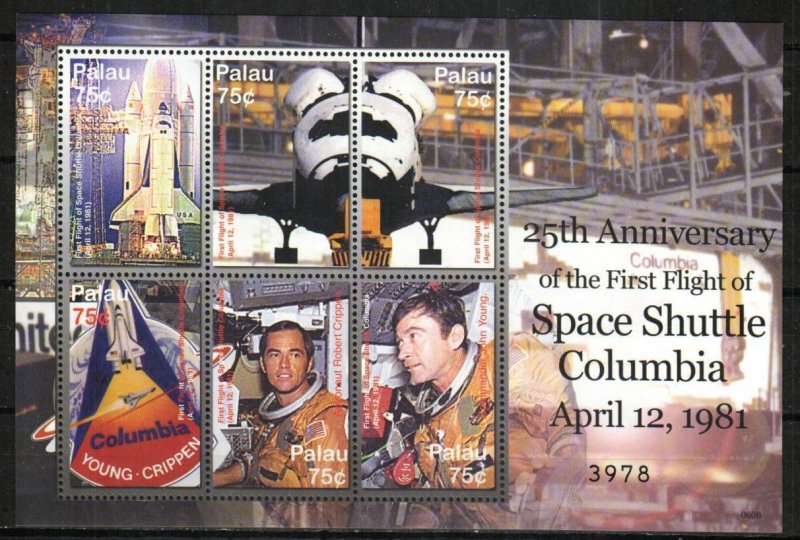 Palau Stamp 862  - Space Shuttle Columbia