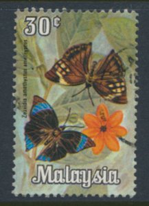 Malaysia   SC# 67   Used Butterflies  1970 see details & Scan        