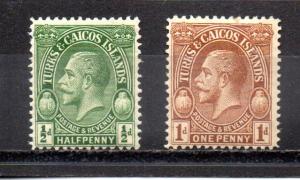 Turks and Caicos 60-61 MH