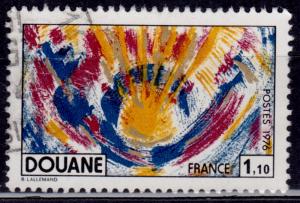 France, 1976, Abstract Art by Douane, sc#1505, used