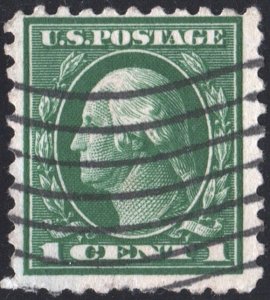 SC#462 1¢ Washington Coil (1916) Used