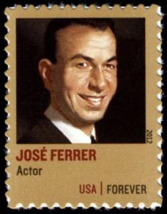 2012 45c Jose Ferrer, Actor Scott 4666 Mint F/VF NH