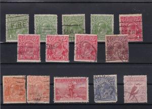 australia early used stamps ref r8826