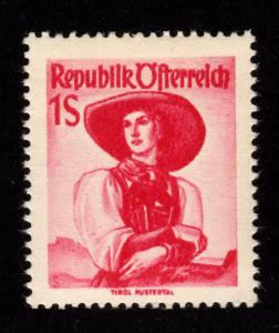 Austria - Scott #538 Mint Never Hinged (Costume)