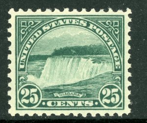 USA 1923 Fourth Bureau 25¢ Niagara Falls Perf 11 Scott # 568 MNH G894