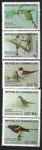 Dominican Republic 820-21 C301-03 MNH BIRDS Z338
