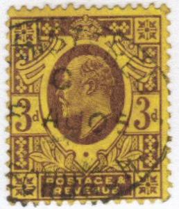 Great Britain #132 used - 3p king