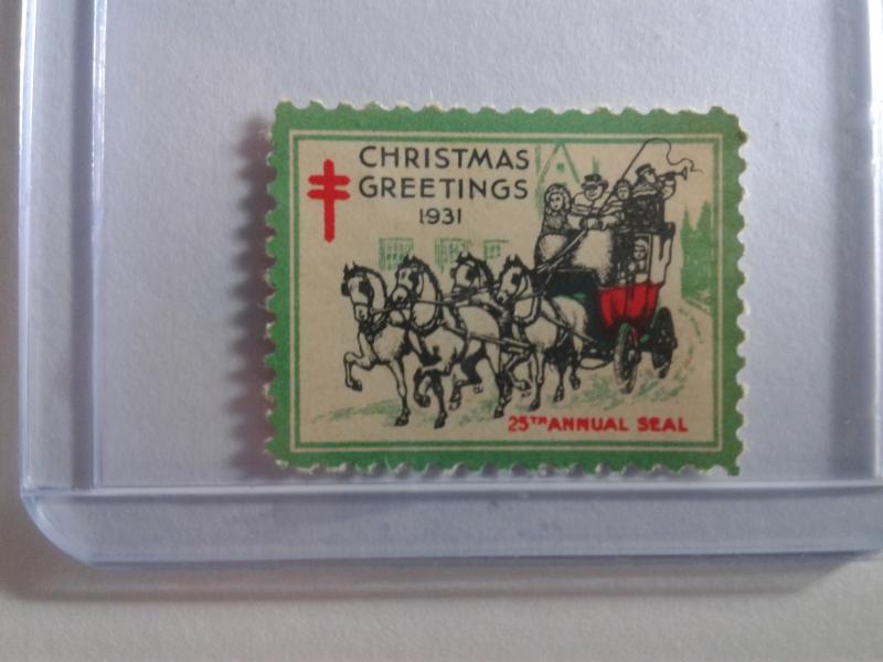 1931 CHRISTMAS SEALS SINGLE MINT NEVER HINGED GEM !! GREAT FIND !!