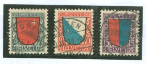 Switzerland #B15-B17  Single (Complete Set)