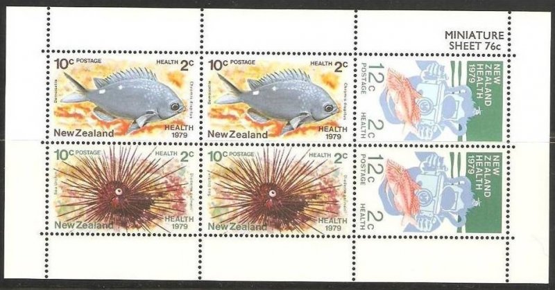 1979 New Zealand 776-778KL Sea fauna