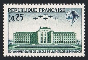 France 1136 two stamps, MNH. Michel 1528. Air Academy, Salon-de-Provence, 1965.