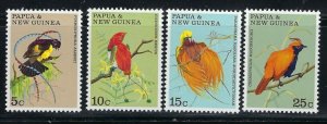 Papua New Guinea 301-04 MNH 1970 Birds of Paradise (fe5948)