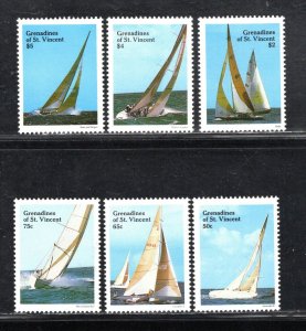 ST. VINCENT GRENADINES SC# 479-84 FVF/MOG