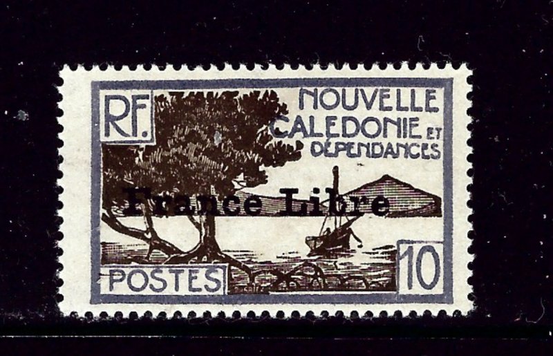 New Caledonia 222 MH 1941 Overprint