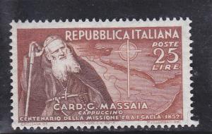 Italy  Scott#  612  MH