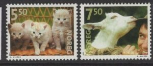 NORWAY SG1422/3 2001 PETS MNH 