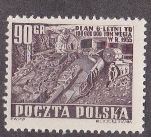 Poland # 531, Coal Mining, Mint NH