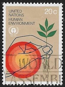 United Nations - NY - # 371 - Human Environment - used